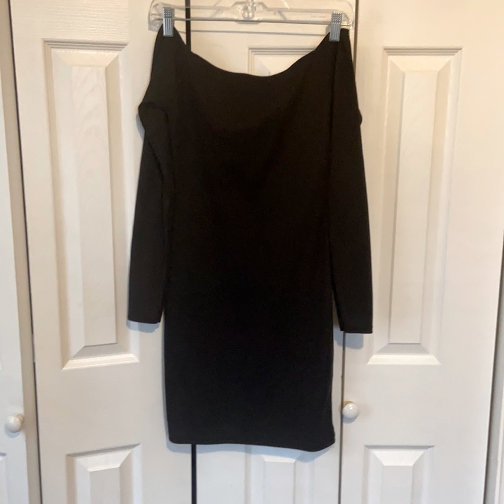 Off the shoulder mini dress